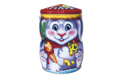 Металлическая упаковка Игрушка Кролик