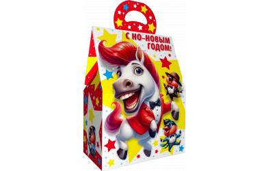 Картонная упаковка<br>"КОНЬ-ОГОНЬ 700 грамм"