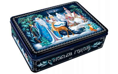 Металлическая упаковка<br>"ПАЛЕХ. ДЕД МОРОЗ"